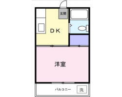 ベルメゾンヒロセ　間取り図